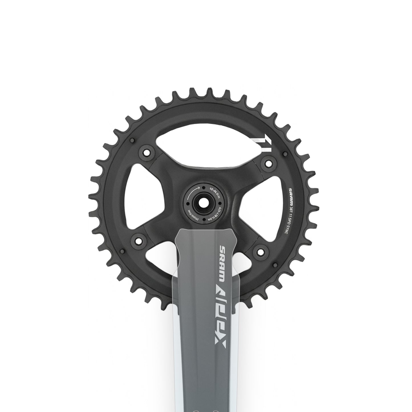 SRAM Apex 1 Crank Protector by Cyclistick