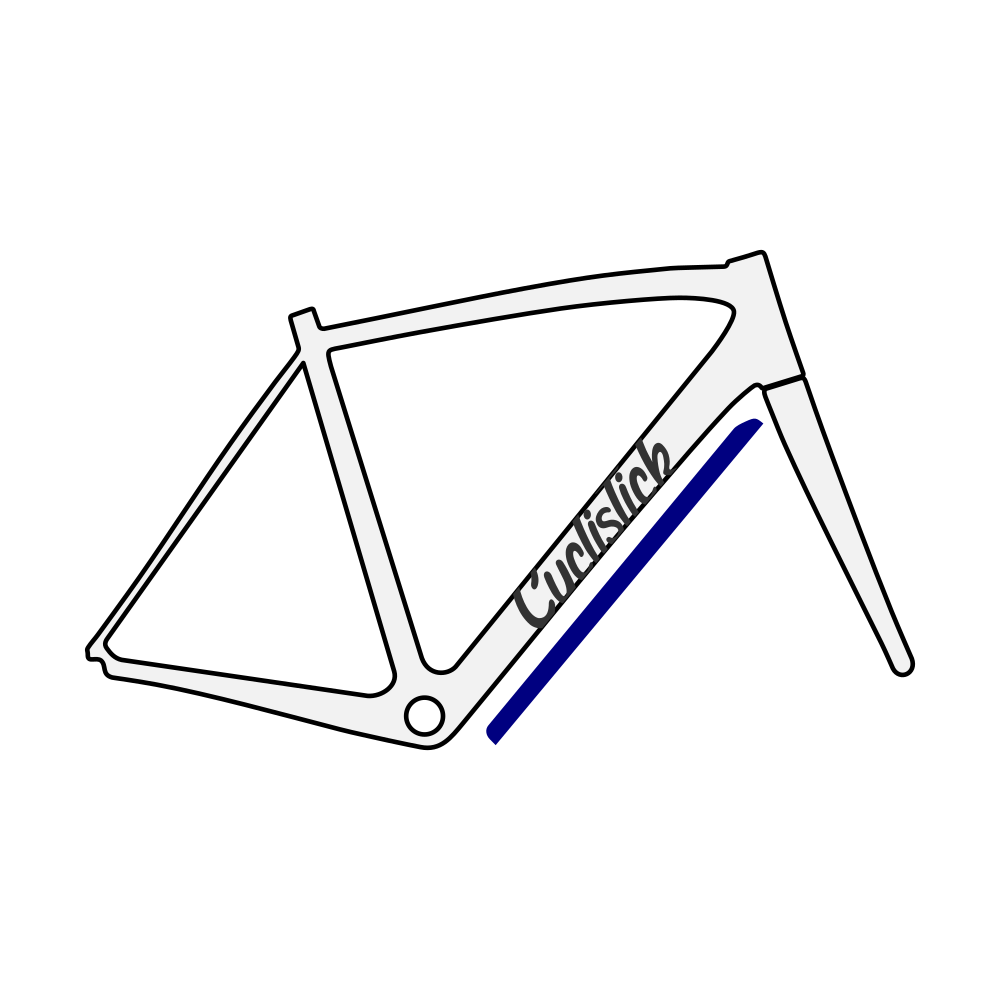 Road/Gravel Bike Down Tube Protector by Cyclistick