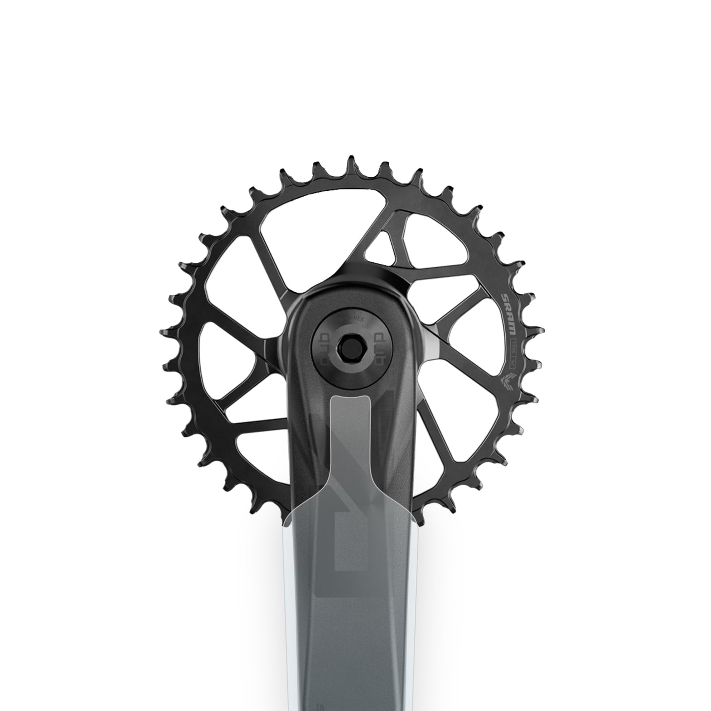 SRAM 70 Eagle Transmission crank protector by Cyclistick