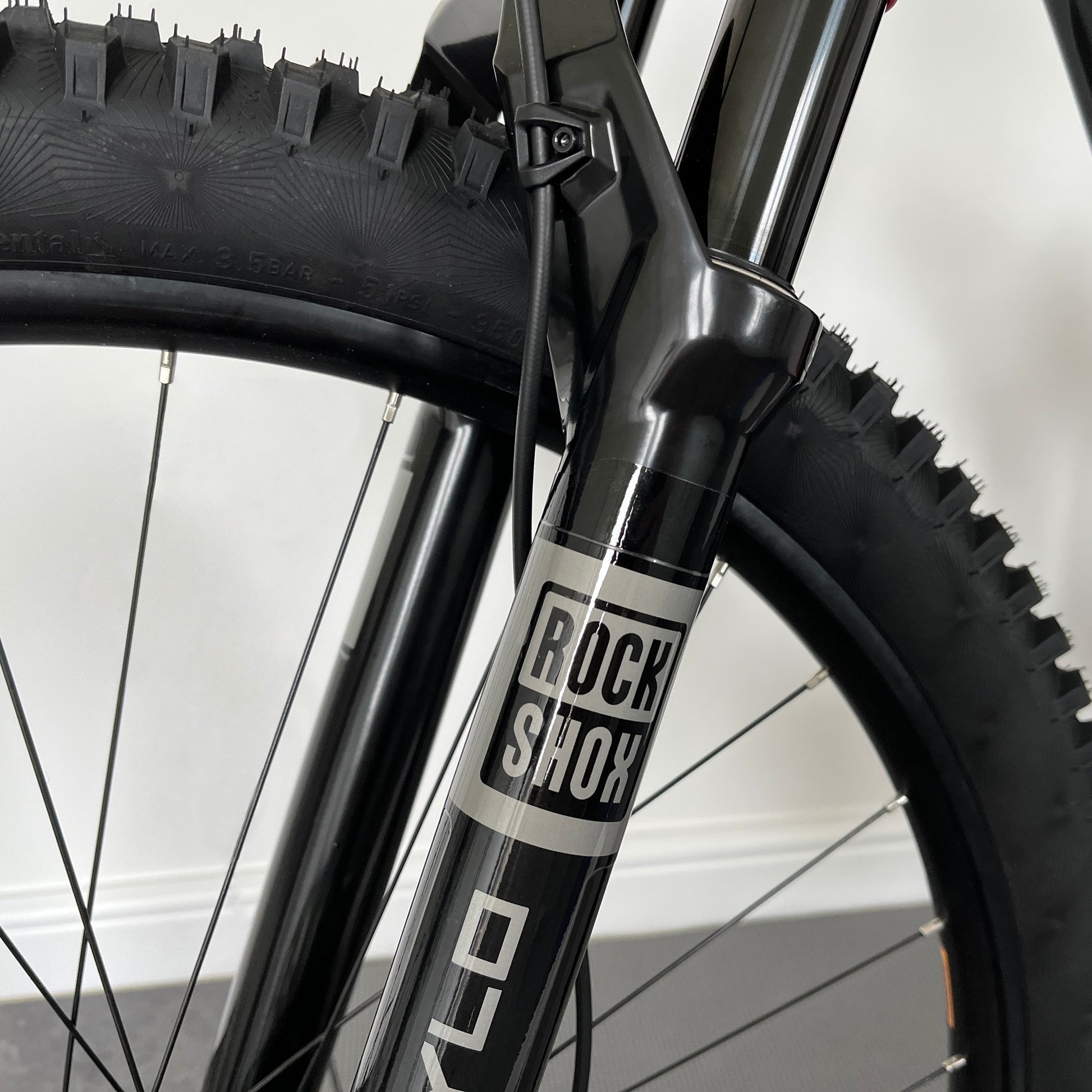 Fork Protector PPF fitted to RockShox Psylo