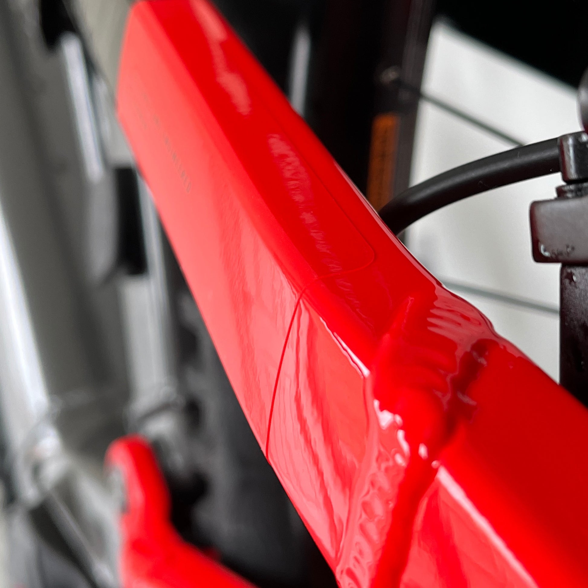 Haibike ALLMTN 4 with seat stay rear swing arm clear paint protection PPF