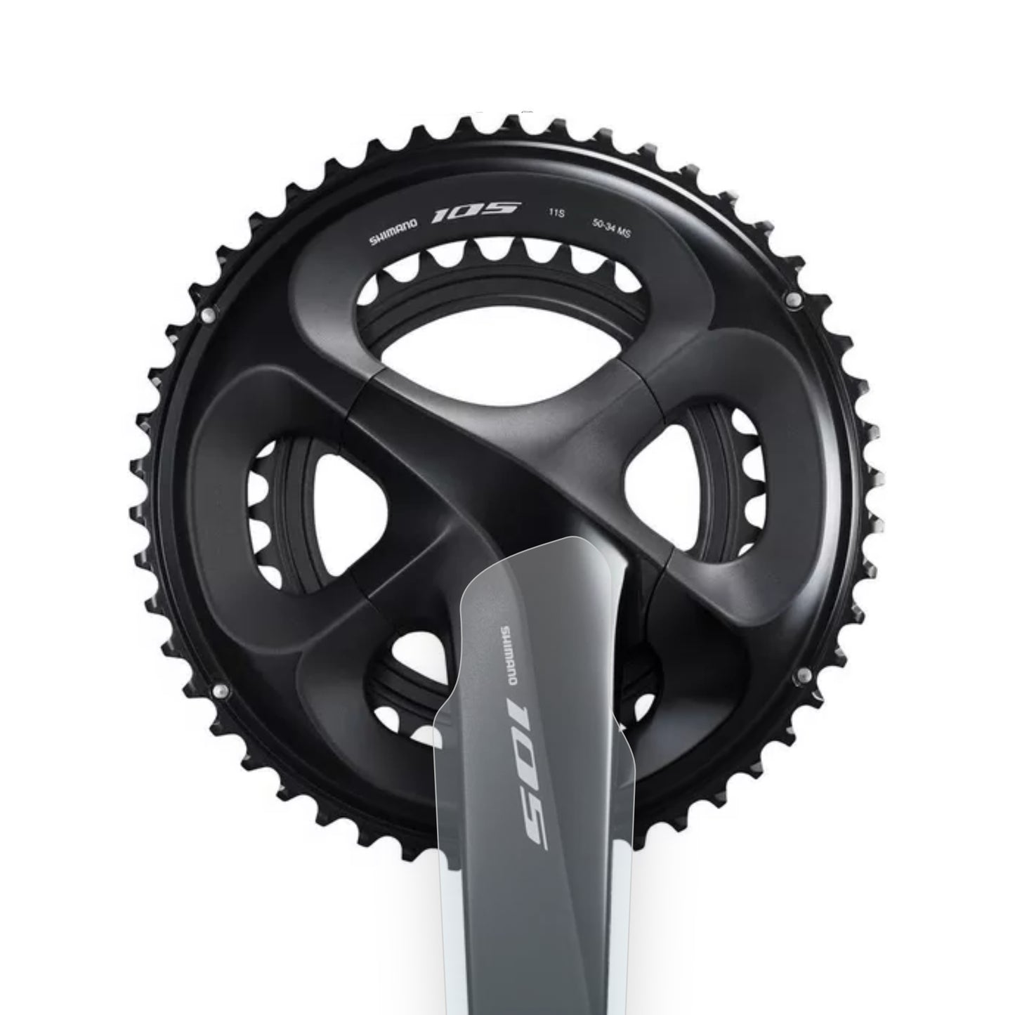 Shimano 105 R7000 Crank Protector by Cyclistick