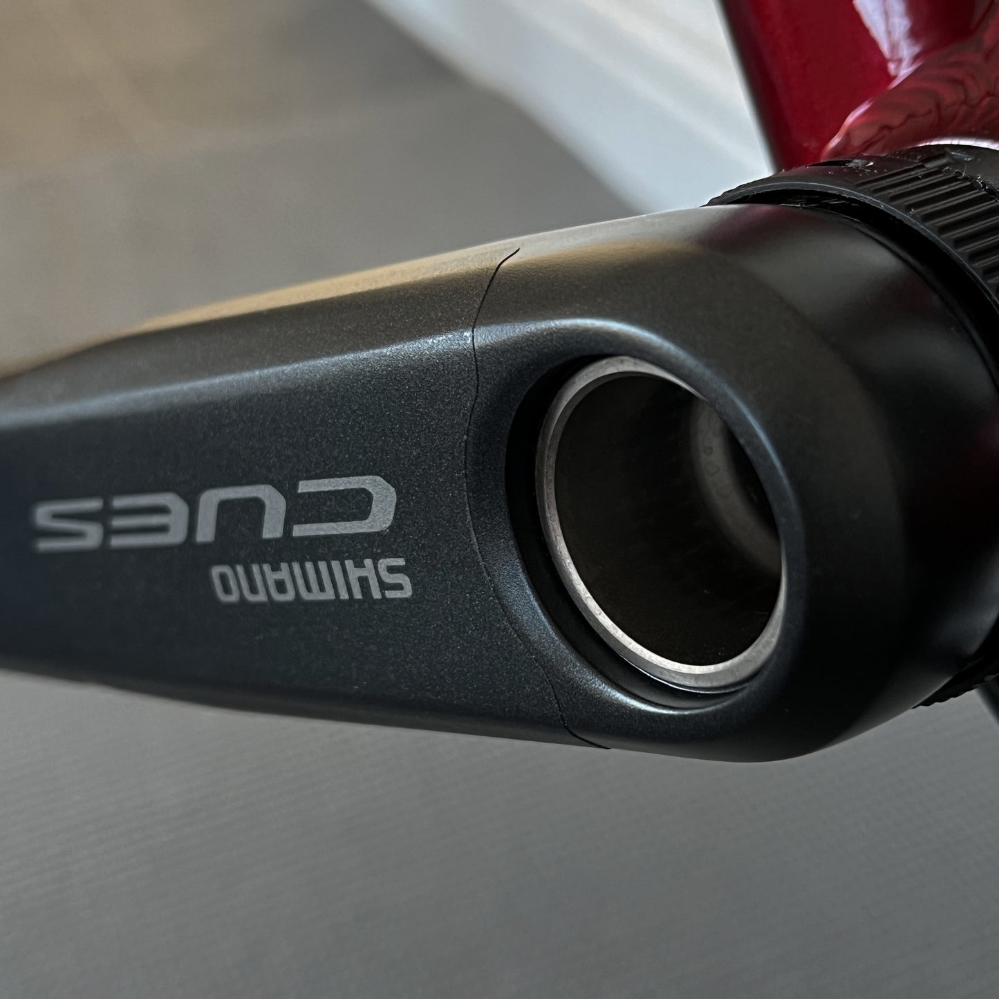 Shimano Cues Crank Protector - Non Drive Side in Matt Clear