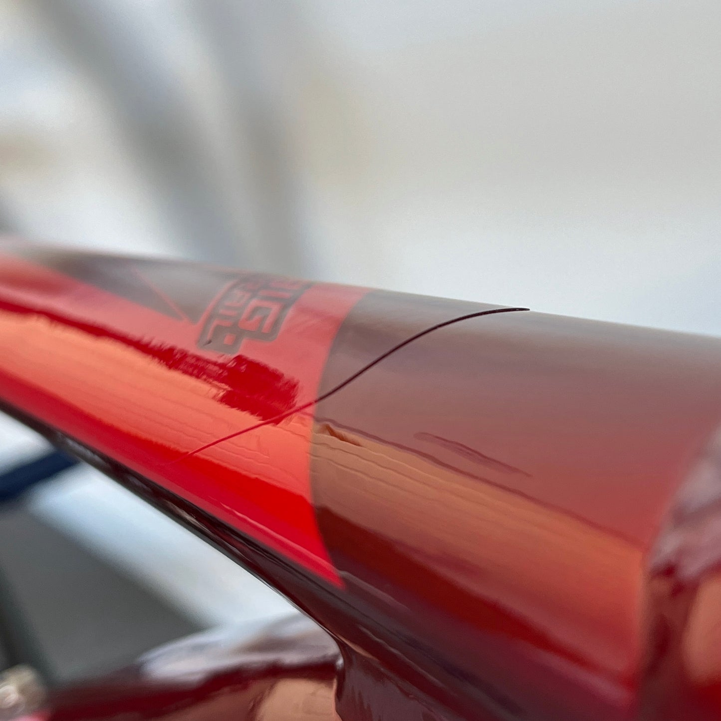 mountain bike top tube protector clear film