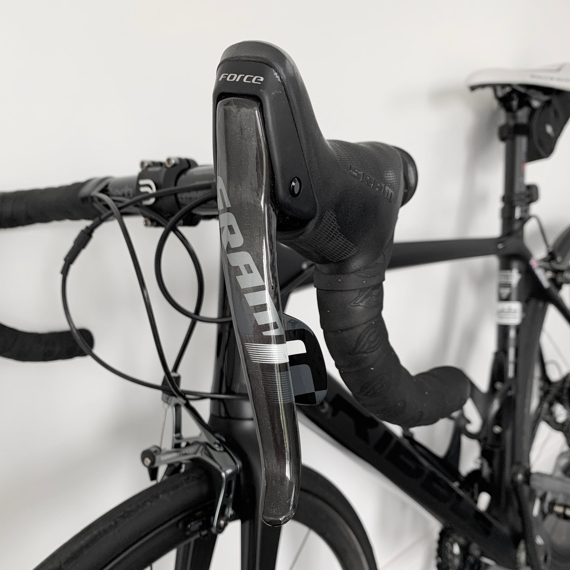 SRAM Force 22 with clear shifter protectors fitted
