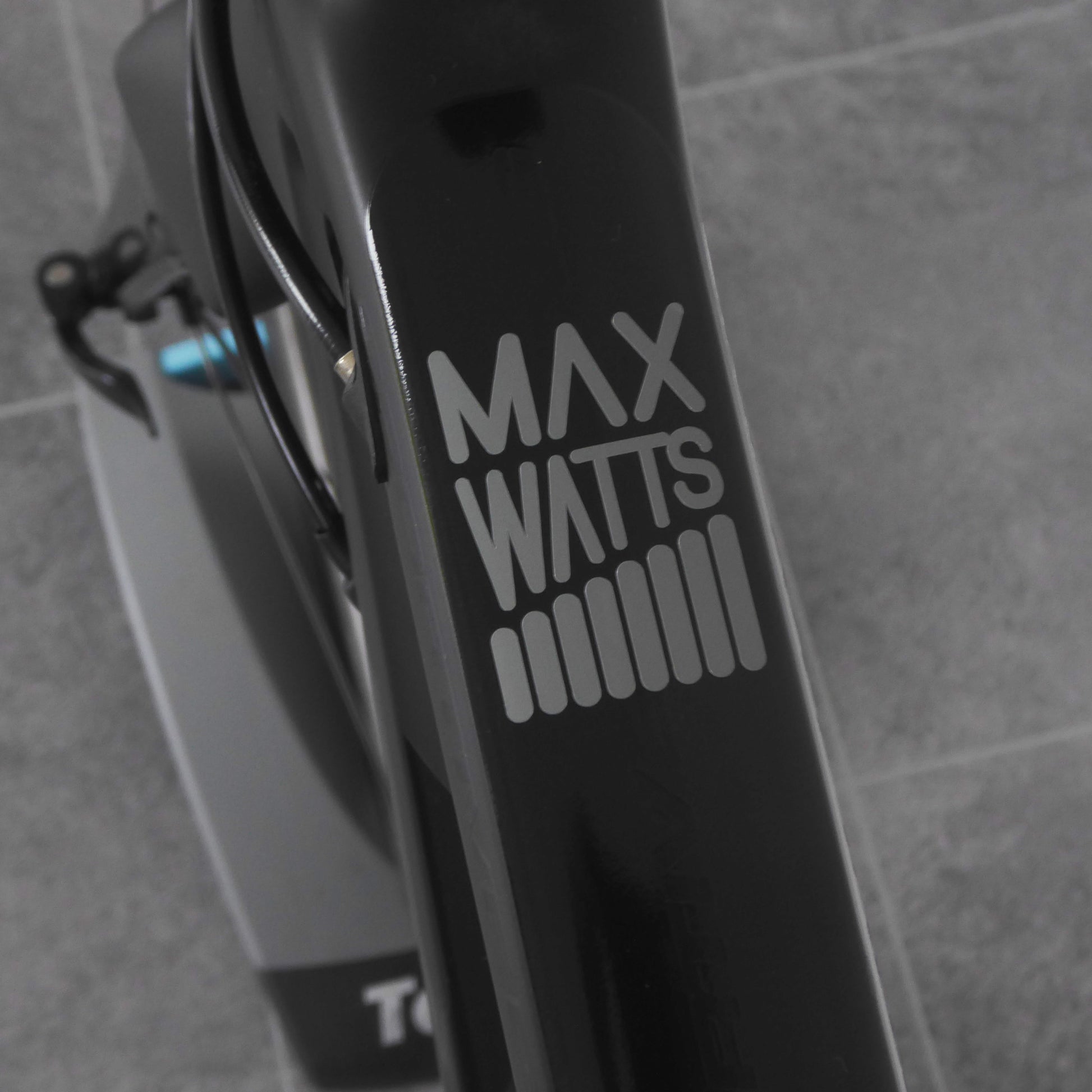 Max Watts Pain Cave Motivation Bike Sticker for Zwift and Wahoo sessions