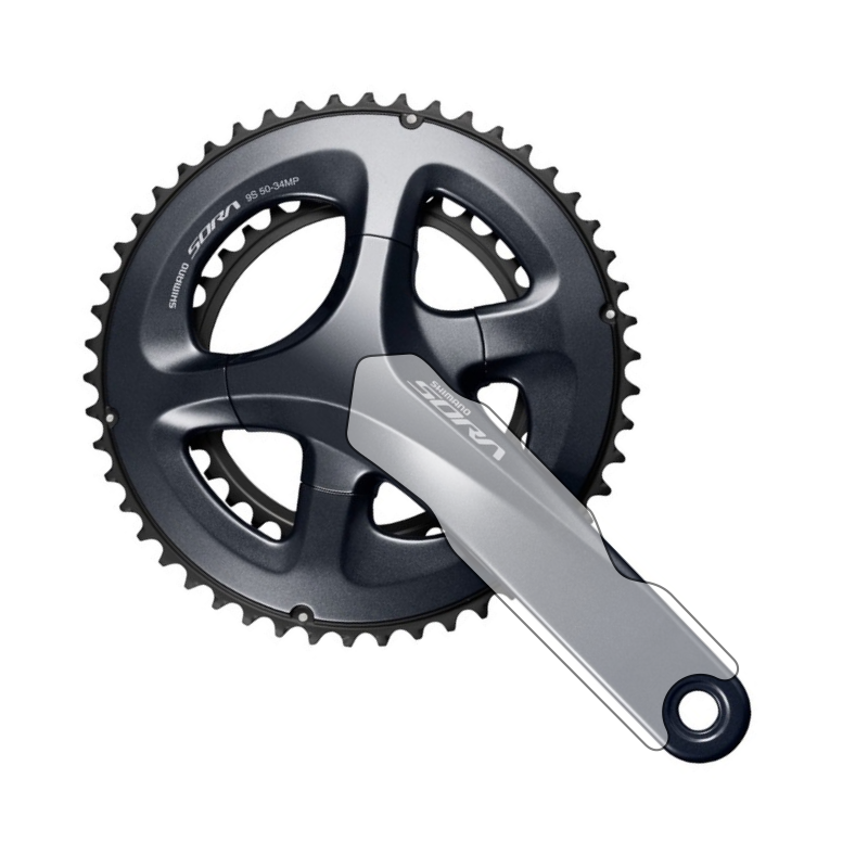 Shimano Sora R3000 Crank Arm Protector Skin by Cyclistick