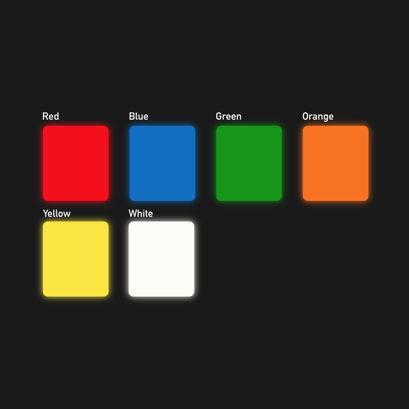 Cyclistick Reflective stickers colour range