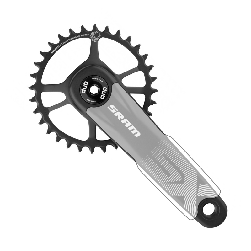 SRAM SX Eagle DUB Crank Protector by Cyclistick