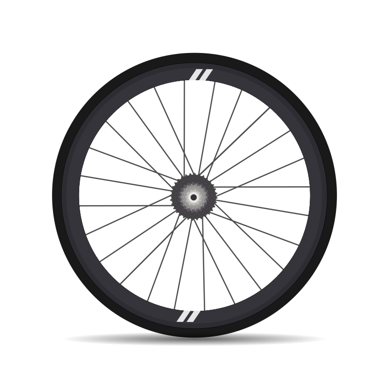 Cyclistick reflective self adhesive rim chevrons