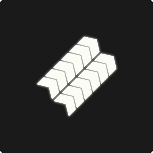 Cyclistick reflective self adhesive chevrons