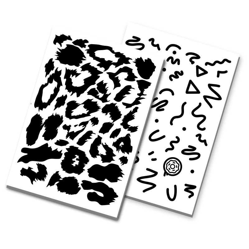 Funky Bike Frame Wrap Sticker Set