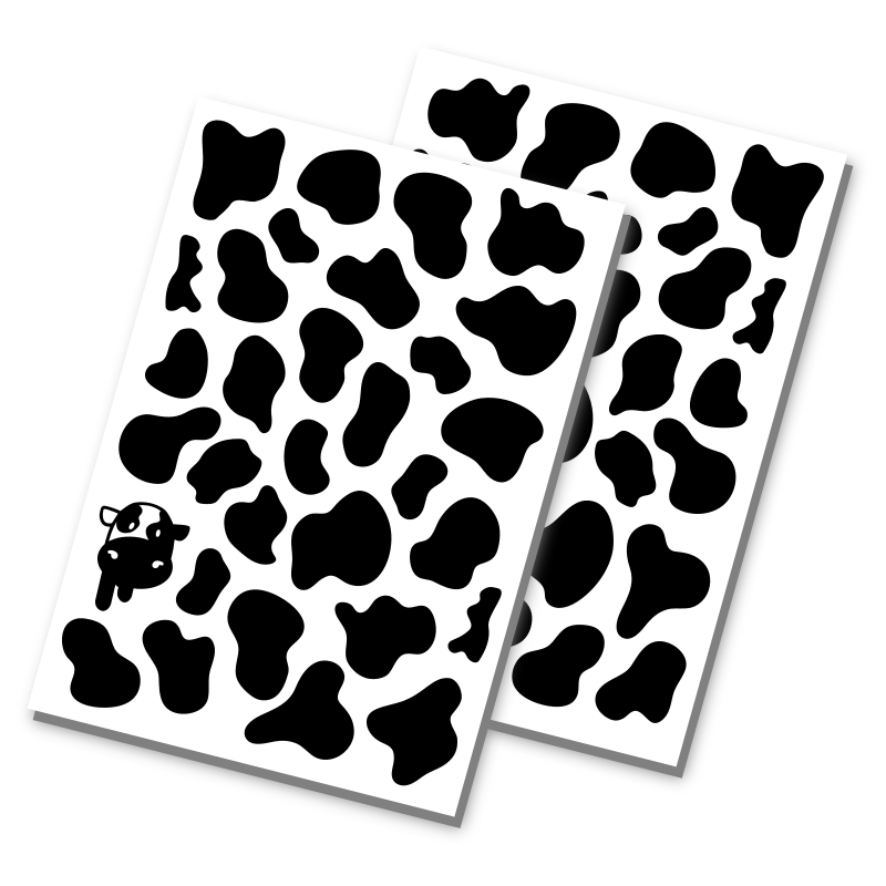 Cycling Cow Print Bike Frame Wrap by Cyclistick