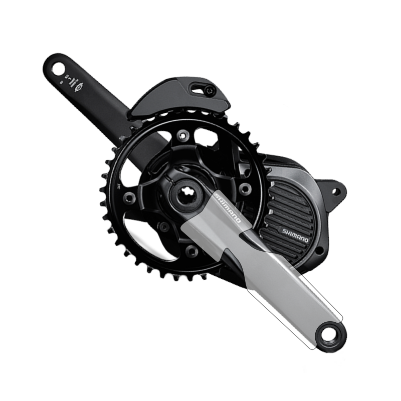 Shimano Steps E8000 E8050 Crank Arm Protector Skin by Cyclistick