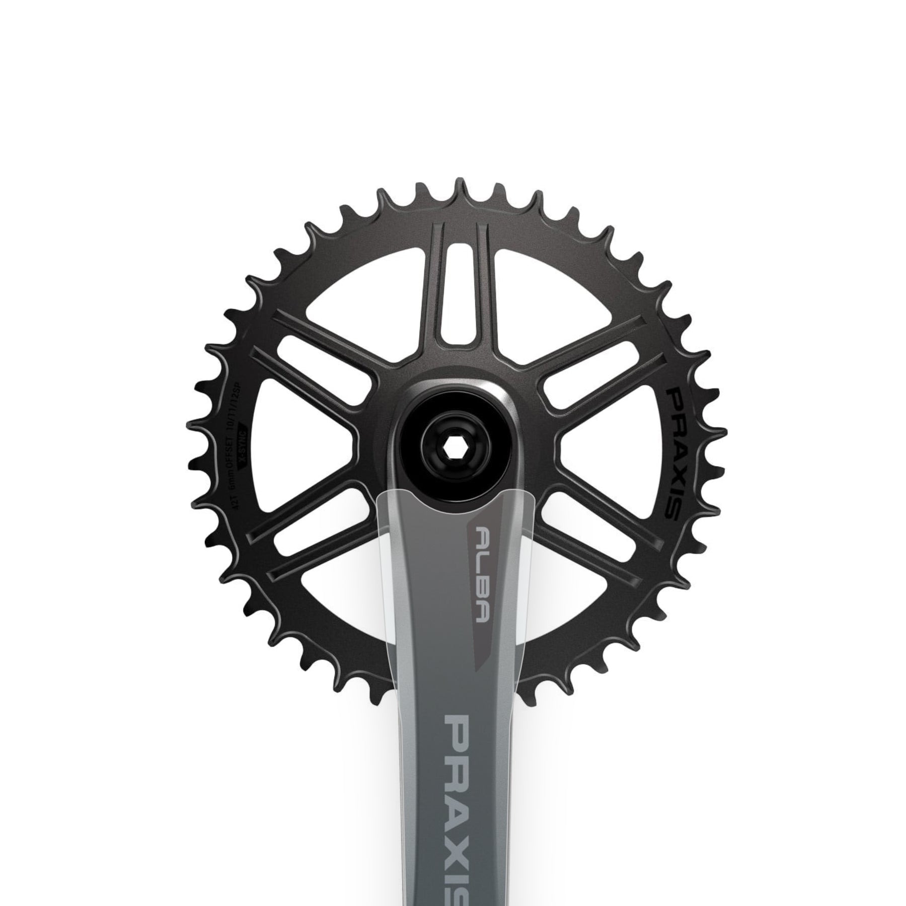 Praxis Alba M30 Crank Protector by Cyclistick