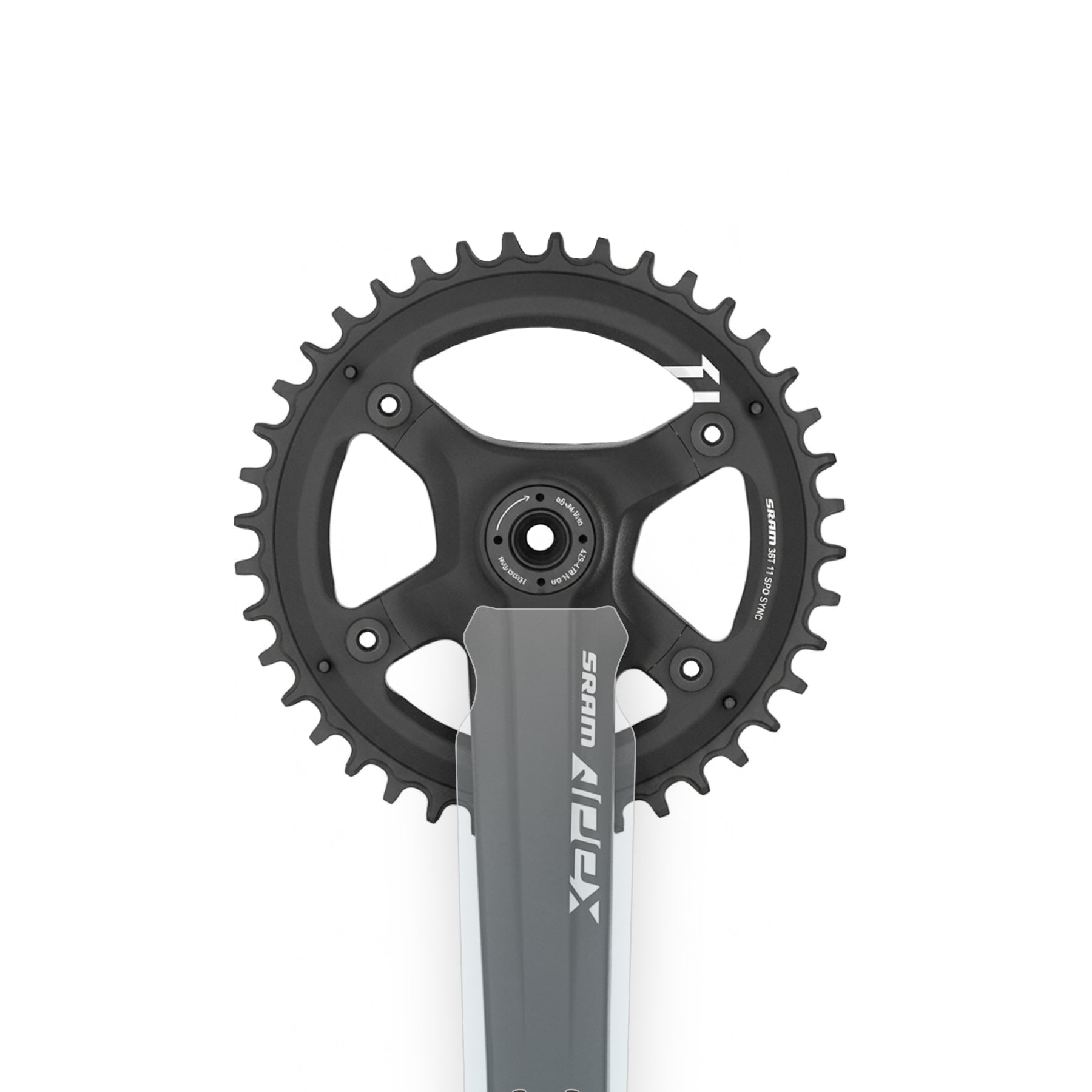 SRAM Apex 1 Crank Protector by Cyclistick