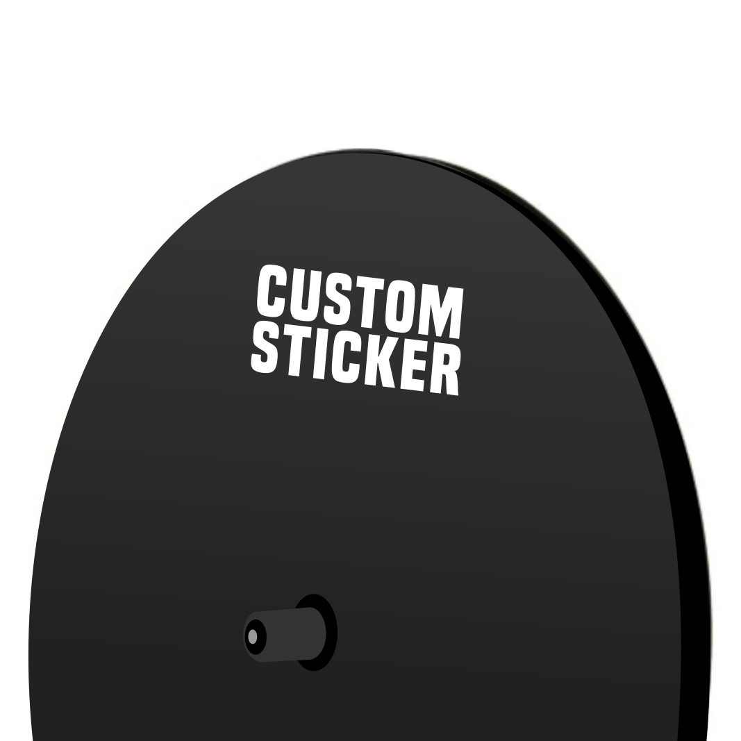 Custom Disc Wheel Logo Stickers by Cyclistick