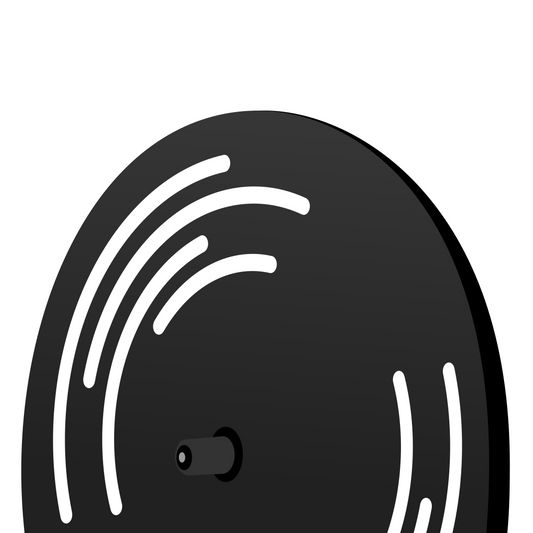 Disc Wheel Spiral Stickers