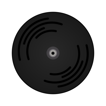 Disc Wheel Spiral Stickers