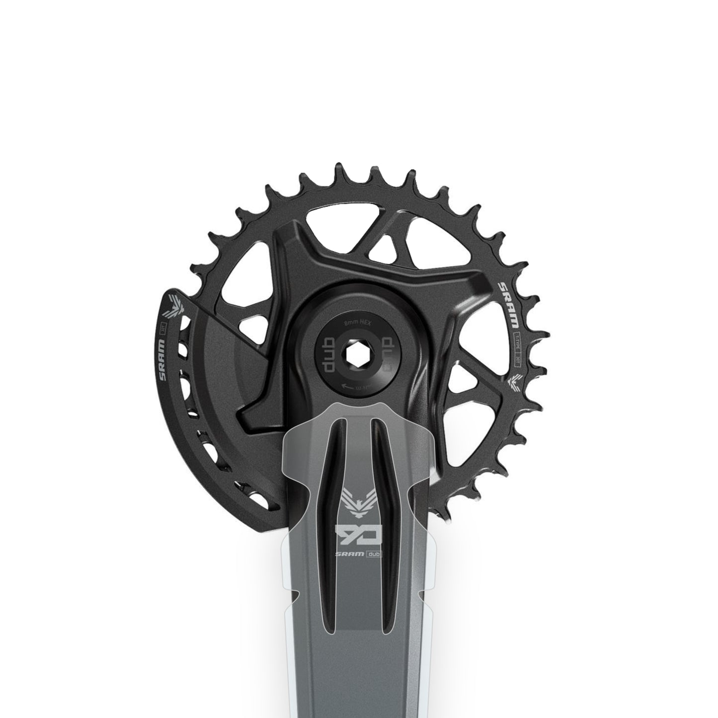 SRAM Eagle 90 crank protector by Cyclistick