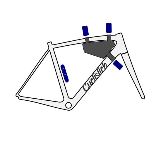 Bike Frame Bag Protection Set for Road and Gravel
