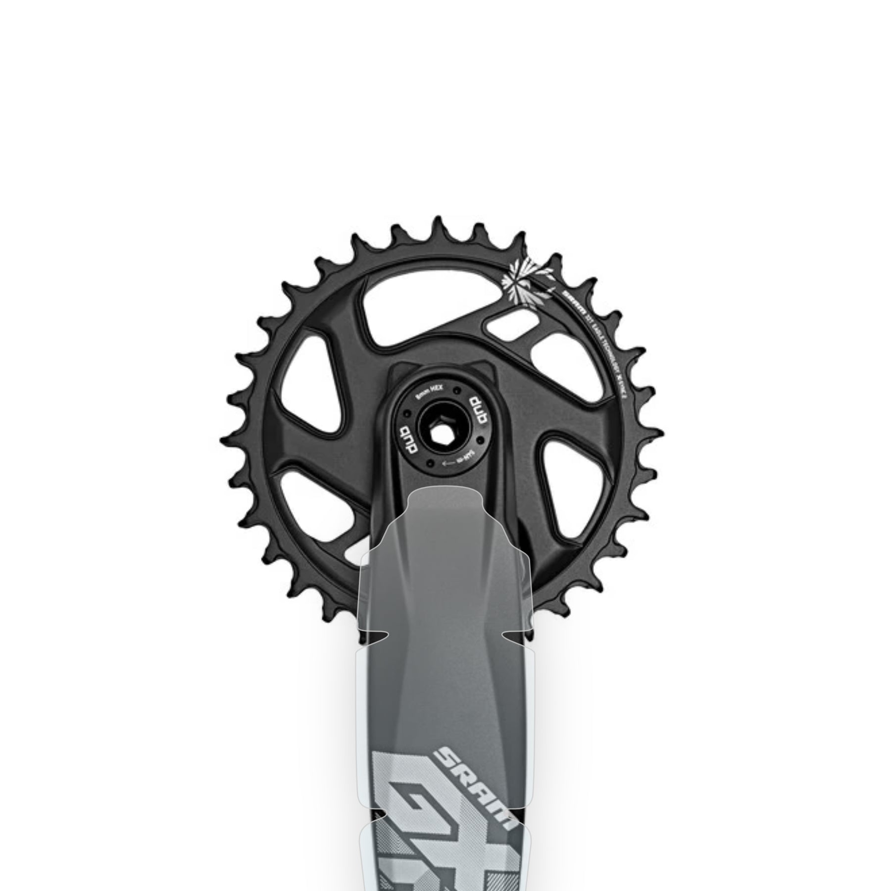 SRAM GX Eagle Crank Protector by Cyclistick
