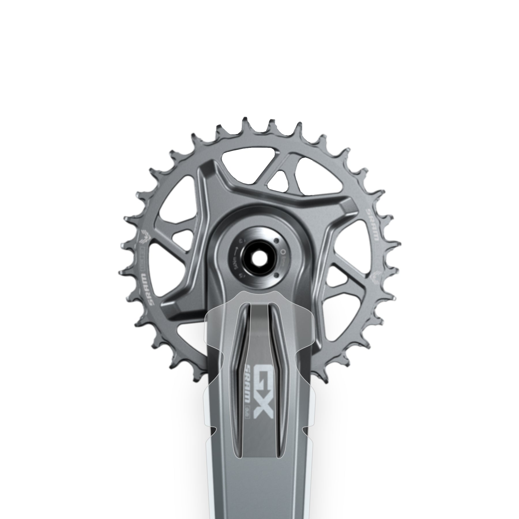 GX Eagle AXS Transmission Crank Protector by Cyclistick