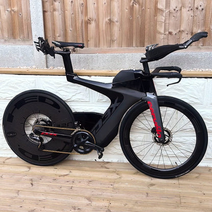 HED Jet 180 replacement stickers in black on Cervelo P3X