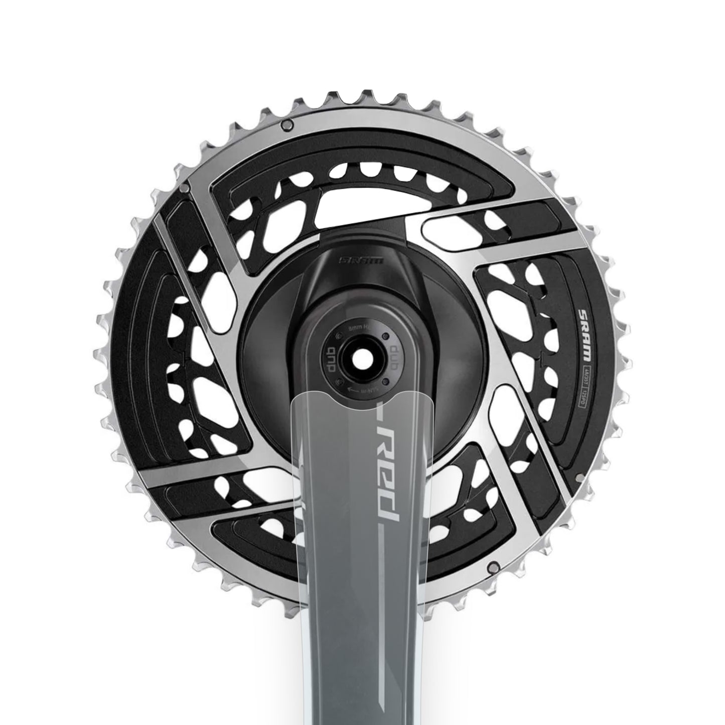 Red AXS E1 2024 Crank Protector by Cyclistick
