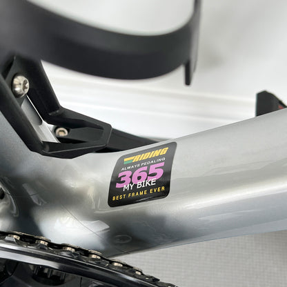 Riding 365 Always Pedaling Bike Frame Sticker by Cyclistick