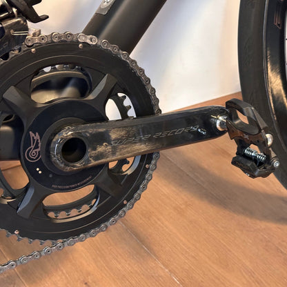 Super Record 13 Power Meter with Cyclistick crank protector fitted