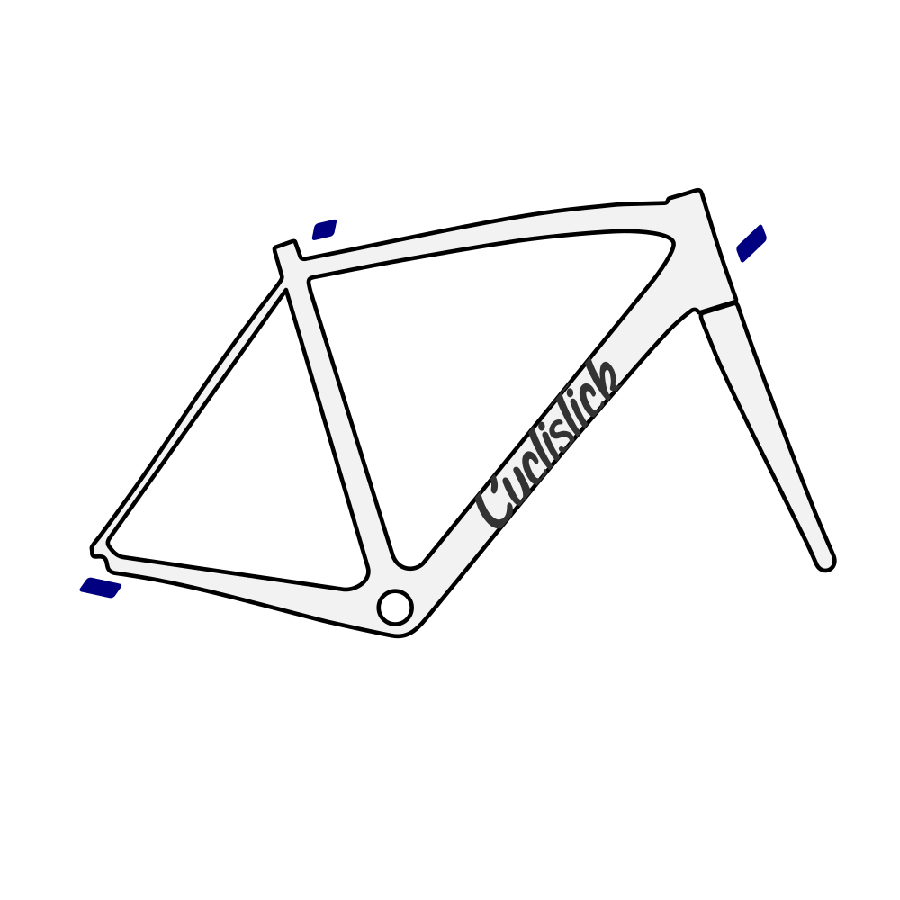 Cyclistick Road Bike Cable Rub Patches