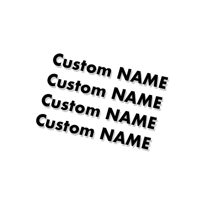 Pen Sticker Name Frame Custom Name Frame Sticker Set | Cyclistick