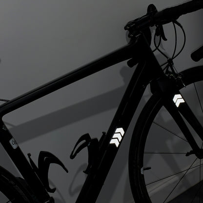 Cyclistick reflective self adhesive chevrons