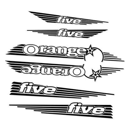 Orange Five 2014 Replacement Decal Kit