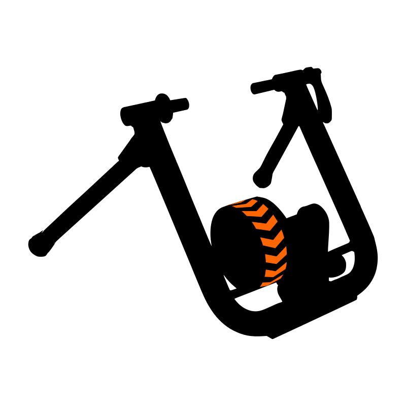 Wahoo SNAP replacement chevron stickers by Cyclistick